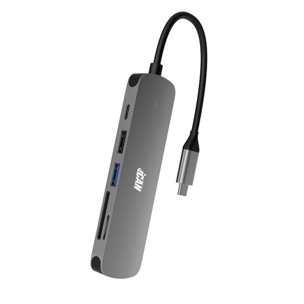 iCAN 6-in-1 USB-C 100W 4K Docking Station