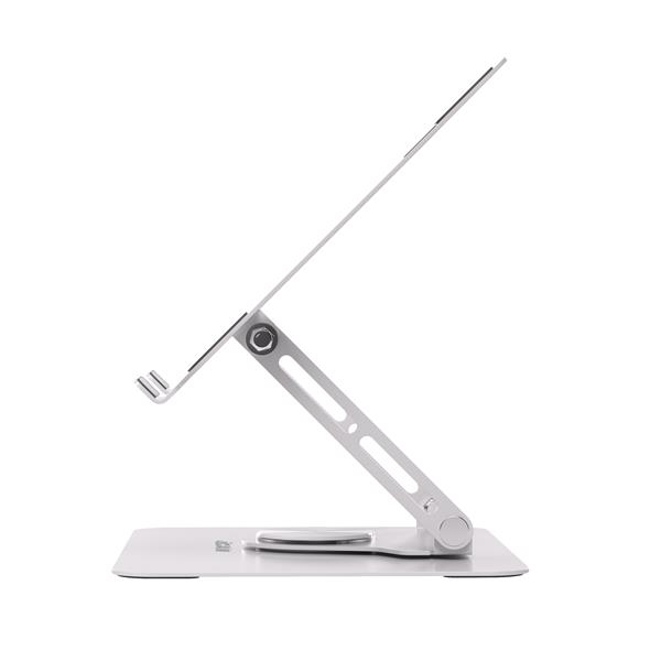 iCAN H26 Laptop/Tablet Ergonomic Stand, Adjustable and Rotatable Height & Angle, White.(Open Box)