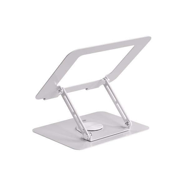 iCAN H26 Laptop/Tablet Ergonomic Stand, Adjustable and Rotatable Height & Angle, White.