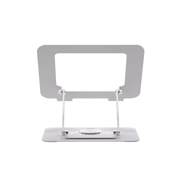 iCAN H26 Laptop/Tablet Ergonomic Stand, Adjustable and Rotatable Height & Angle, White.