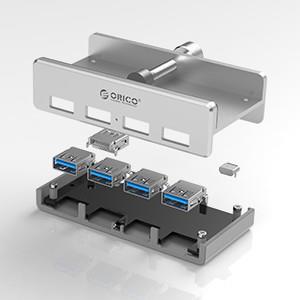 Orico 4-Port USB 3.0 Clip-Type Hub with 5ft USB-A Extension Cable