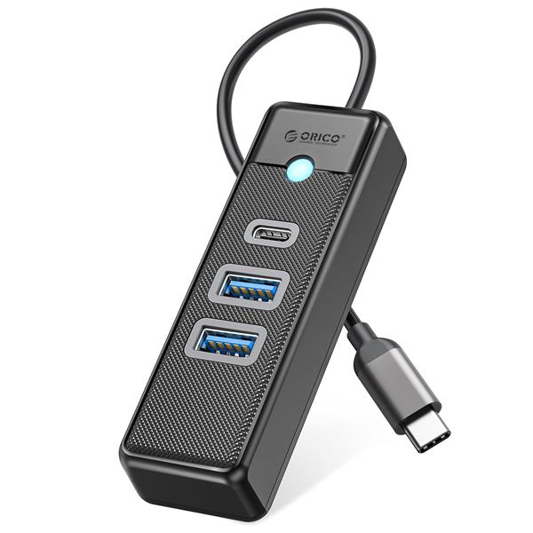 ORICO 3-Port Portable USB 3.0 Hub with 15cm Cable & USB-C Input