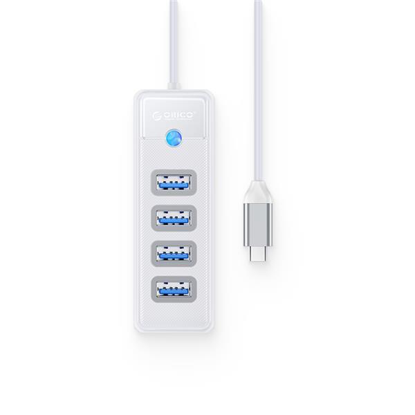 ORICO 4-Port USB 3.0 Hub with 50cm Cable & USB-C Input