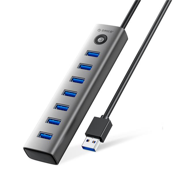 Orico 7-Port USB 3.0 Hub with 3.3ft Extension Cable(Open Box)