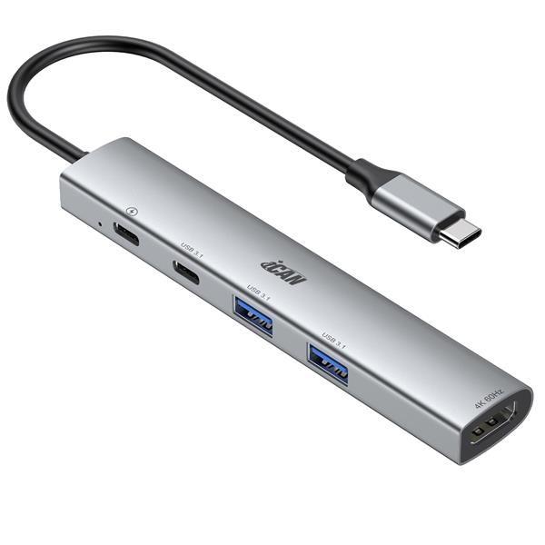 iCAN 5-in-1 USB-C 100W Hub