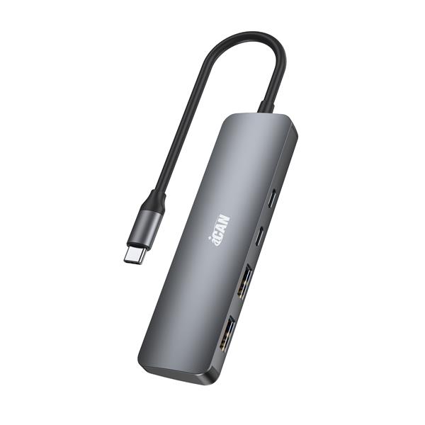 iCAN 4-Port 10Gbps USB 3.2 Hub with PD 100W(Open Box)