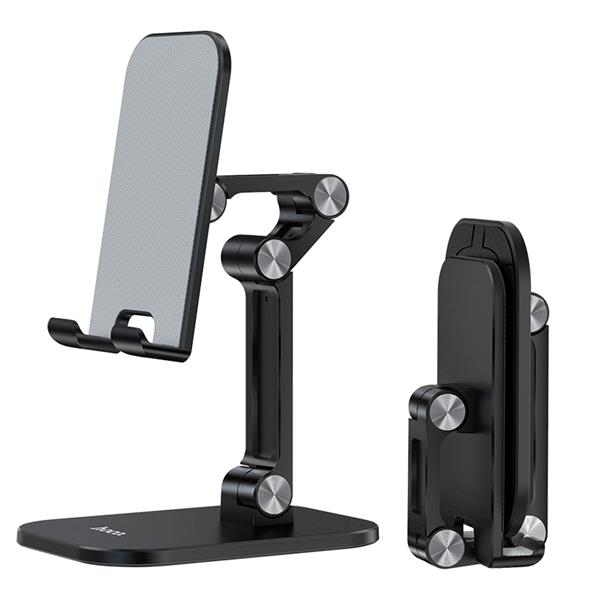 HOCO Double Folding Tablet Desktop Stand, Black(Open Box)