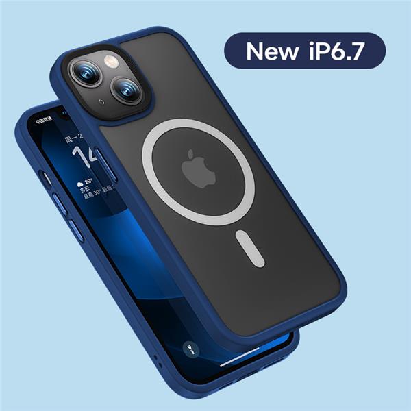 Benks Magnetic Case for iPhone 14 Plus 6.7'', Mist Hybrid PC+TPU, Blue(Open Box)