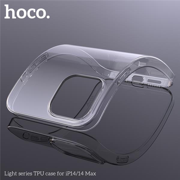 HOCO Phone Case for iPhone 14 Plus, Light series TPU, Transparent