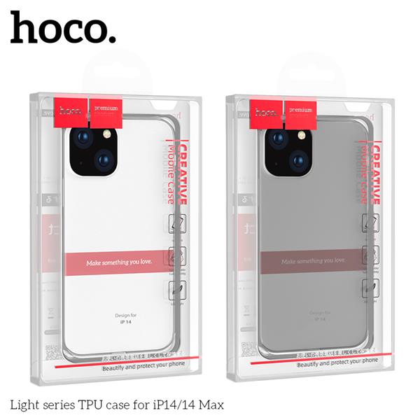 HOCO Phone Case for iPhone 14 Plus, Light series TPU, Transparent