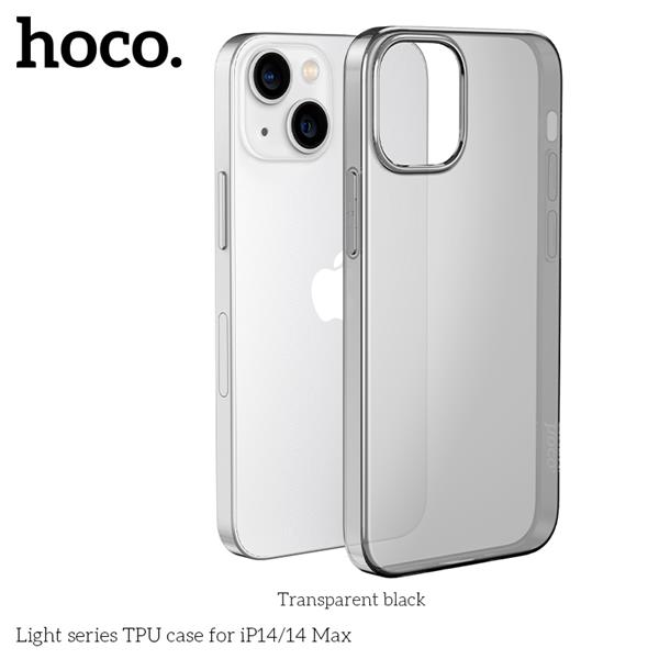 HOCO Phone Case for iPphone 14 Pro, Light Series TPU, Transparent