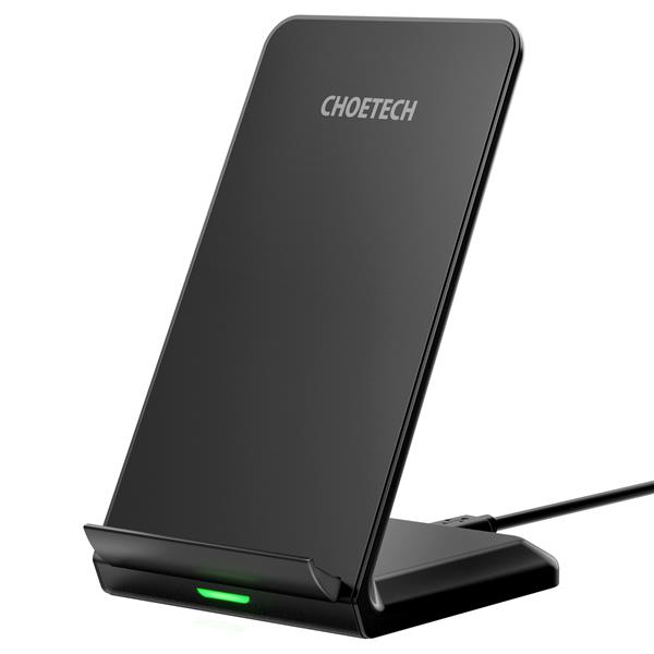 Choetech 15W Dual-Coil Fast Wireless Charging Stand