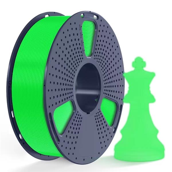 Sunlu 1.75mm, 1kg/spool, PLA filament (Glow In The Green) (Noctilucent Green)