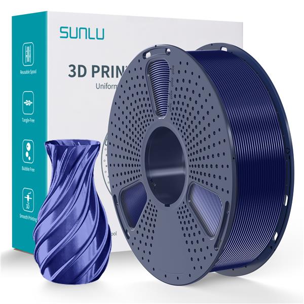 Sunlu 1.75mm, 1kg/spool, TPU Silk filament (Dark Blue)