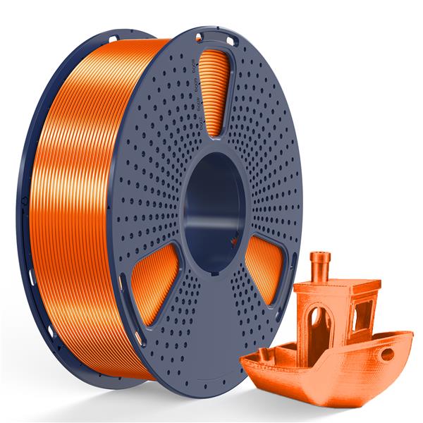 Sunlu 1.75mm, 1kg/spool, Silk PLA+ filament (Orange)