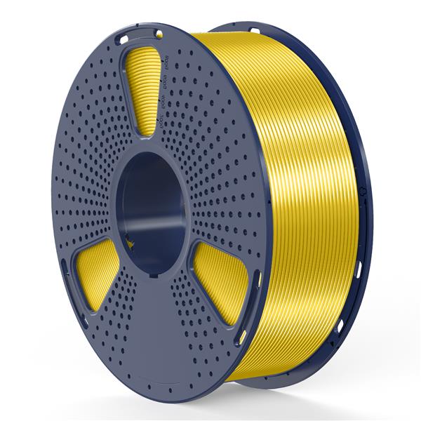 Sunlu 1.75mm, 1kg/spool, Silk PLA+ filament (Yellow)(Open Box)