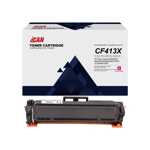 iCan Compatible HP CF413X Magenta Toner Cartridge