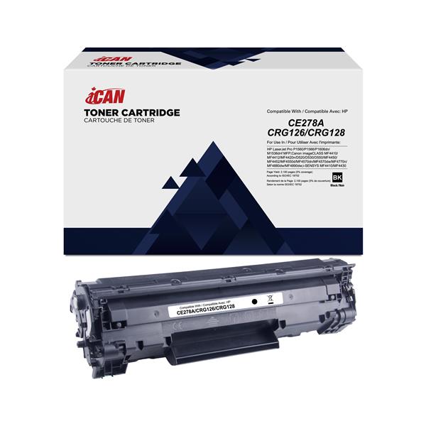 iCAN Compatible with HP 78A (CE278A) Black Toner Cartridge