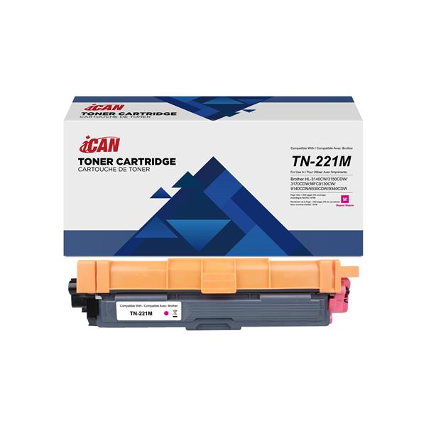 iCAN Compatible Brother TN221M Magenta Toner Cartridge