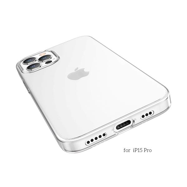 HOCO Case for iPhone 15 Pro, Light Series TPU, Transparent(Open Box)