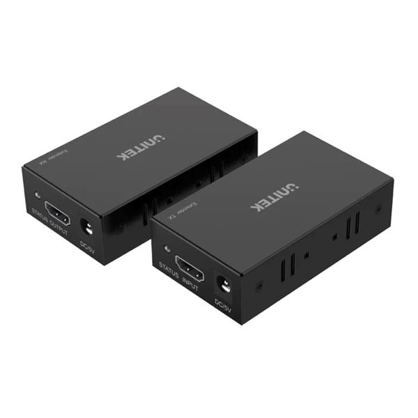 UNITEK HDMI 4K30HZ Extender Over Ethernet, 150m Cable & Power Adaptors