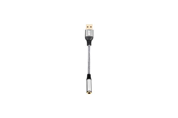 iCAN USB-A M to 3.5mm Audio F Adapter