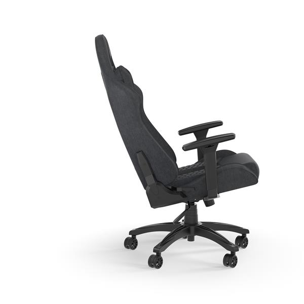 CORSAIR TC100 RELAXED Fabric Gaming Chair, Relaxed Fit, Black/Grey