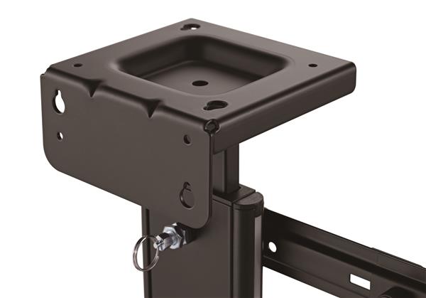 Brateck RGB Under Desk PC Mount with RGB Lighting, High Capacity, Adjustable Size, 360° Swivel