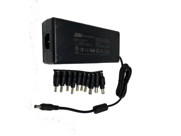 iCAN 240W Universal Gaming Laptop Adapter with 10 DC Tips(Open Box)