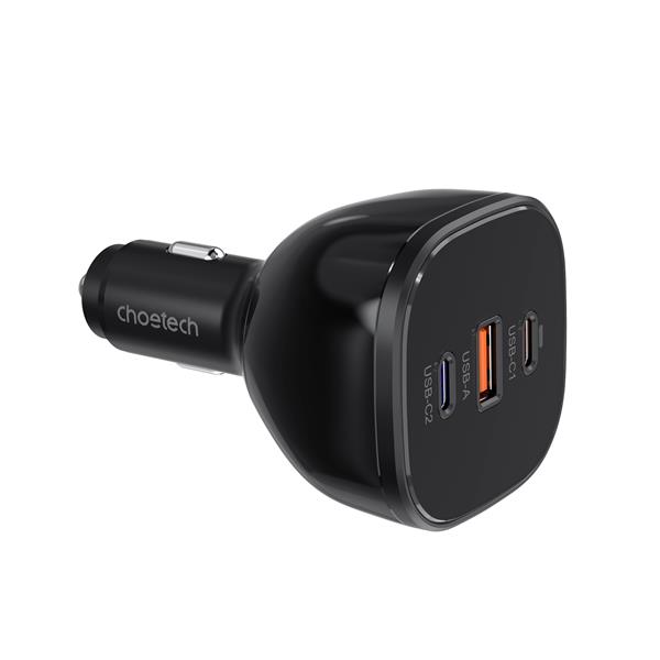 Choetech 160W 3-Port PD 3.1 Fast Car Charger