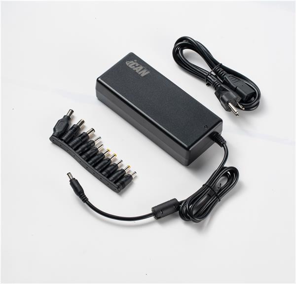 iCAN 180W Universal Gaming Laptop Adapter with 10 DC Tips(Open Box)