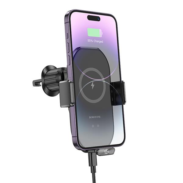 BOROFONE 15W Wireless Fast Charging Car Holder