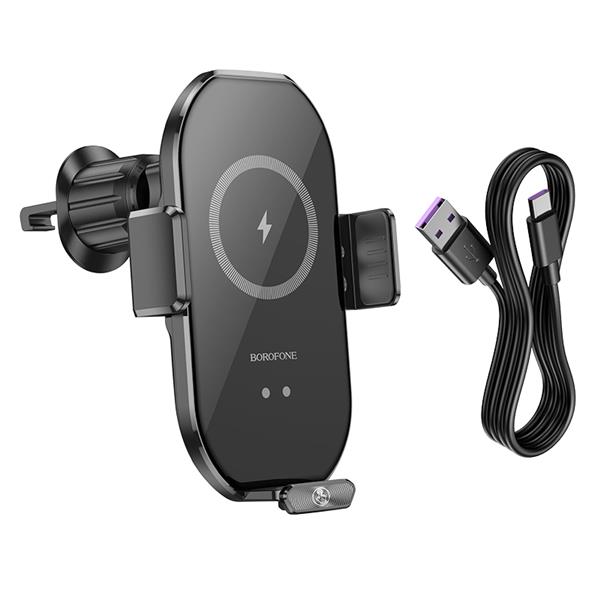 BOROFONE 15W Wireless Fast Charging Car Holder