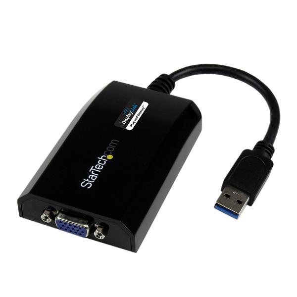 StarTech USB 3.0 to VGA External Video Card Multi Monitor Adapter for Mac and PC – 1920x1200 / 1080p