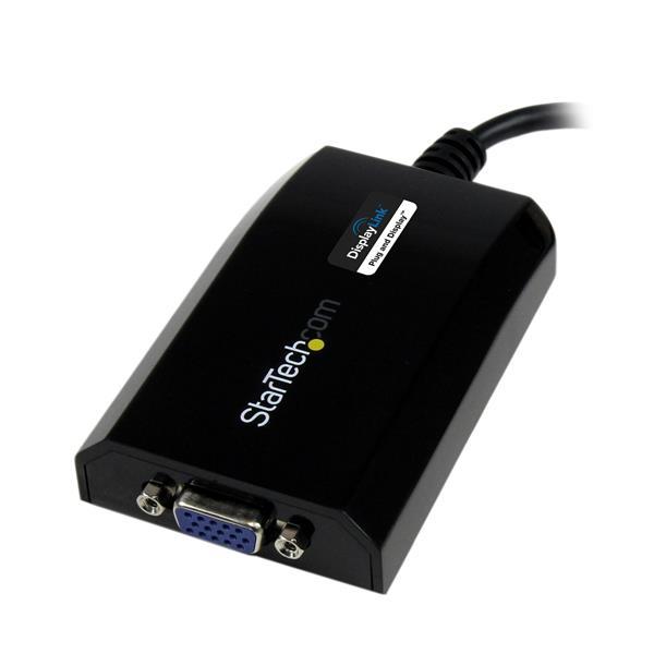 StarTech USB 3.0 to VGA External Video Card Multi Monitor Adapter for Mac and PC – 1920x1200 / 1080p