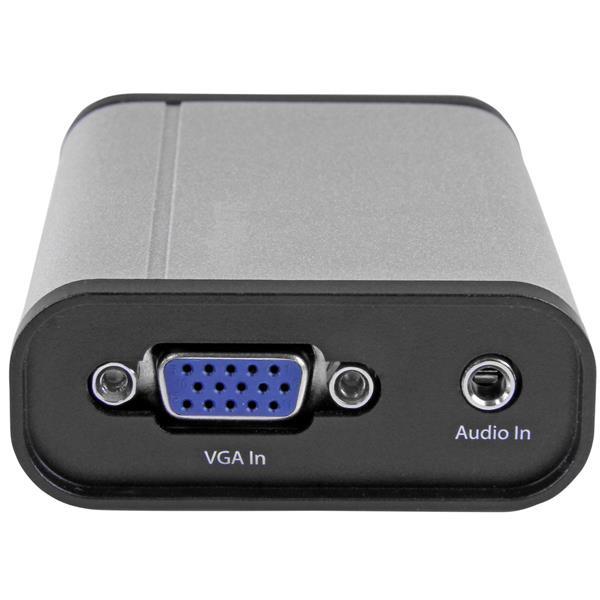 StarTech USB 3.0 Capture Device for High-Performance VGA Video - 1080p 60fps - Aluminum (USB32VGCAPRO)
