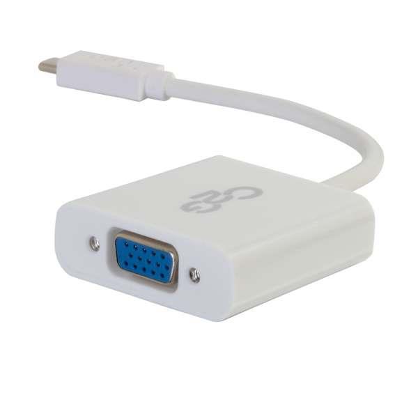 Cables to Go USB 3.1 USB-C TO VGA VIDEO ADAPTER - WHITE (TAA COMPLIANT) (29472)