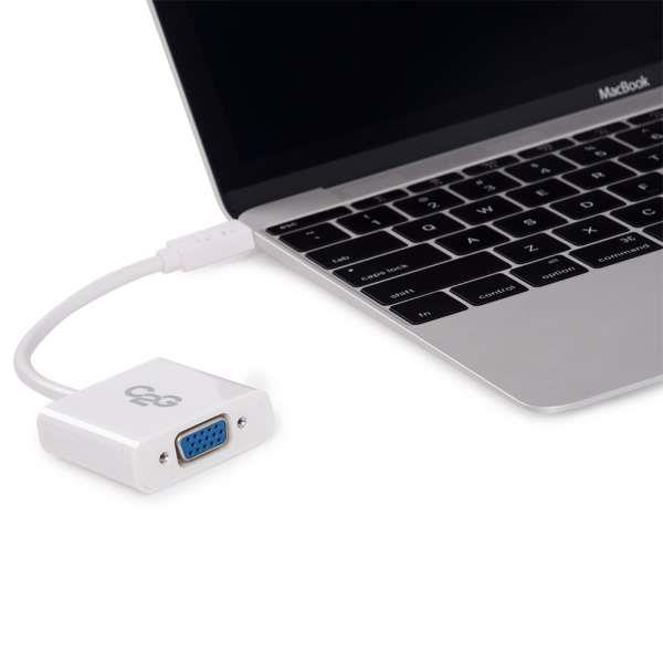 Cables to Go USB-C TO HDMI® OR VGA AUDIO/VIDEO ADAPTER KIT FOR APPLE® MACBOOK® (30003)