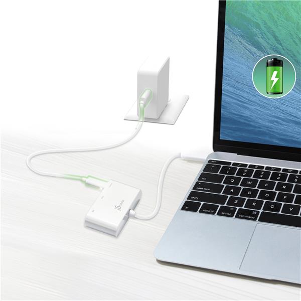 j5create 3-in-1 USB Type-C to HDMI & USB 3.0 with Power Delivery