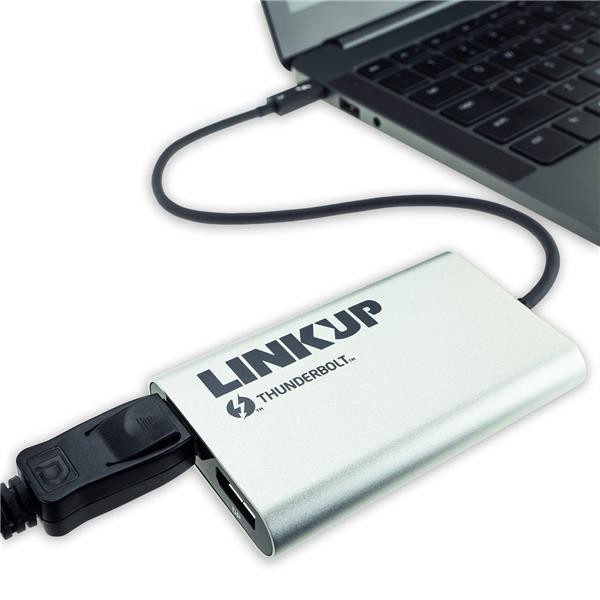 LINKUP Thunderbolt 3 Certified Dual DisplayPort 4K Adapter