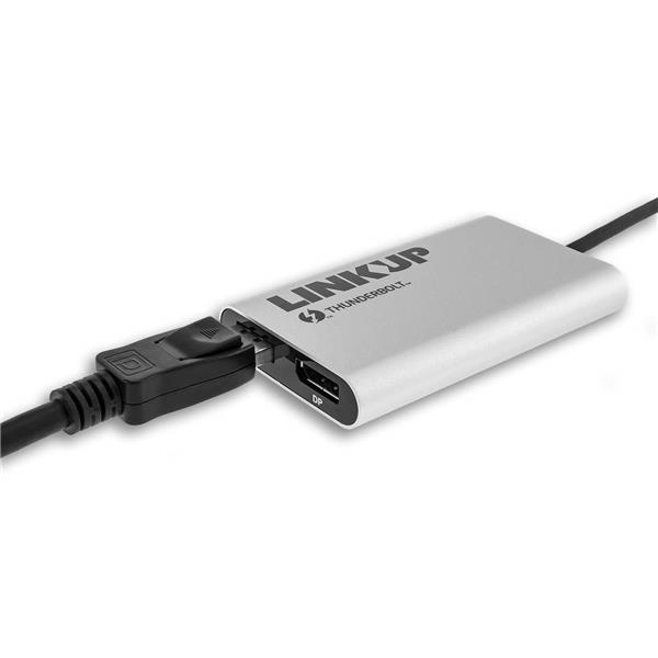 LINKUP Thunderbolt 3 Certified Dual DisplayPort 4K Adapter