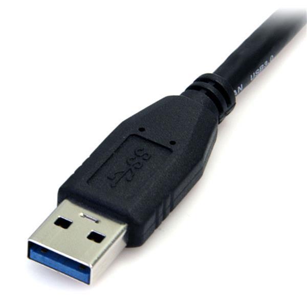 STARTECH Black SuperSpeed USB 3.0 Cable A to Micro B - M/M