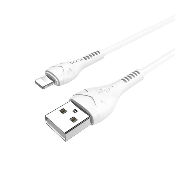 HOCO Cable USB to Lightning “X37 Cool power” charging data sync, 1 meter, White