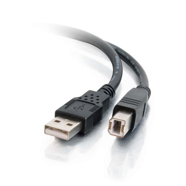 C2G USB 2.0 A/B Cable - Black 5m (28104)