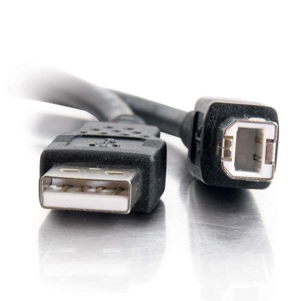 C2G USB 2.0 A/B Cable - Black 5m (28104)