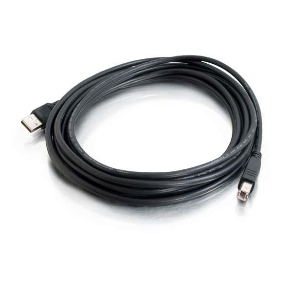 C2G USB 2.0 A/B Cable - Black 5m (28104)