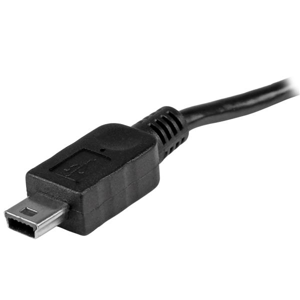 STARTECH 8 in USB OTG Cable Micro to Mini USB for Tablet, Smartphone