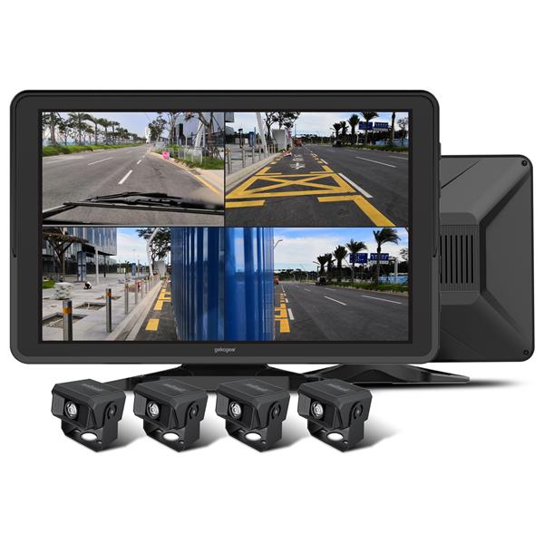 GekoGear Orbit T100 Dash Cam for Trucks & Fleet | 4-Channel Dashcam (1