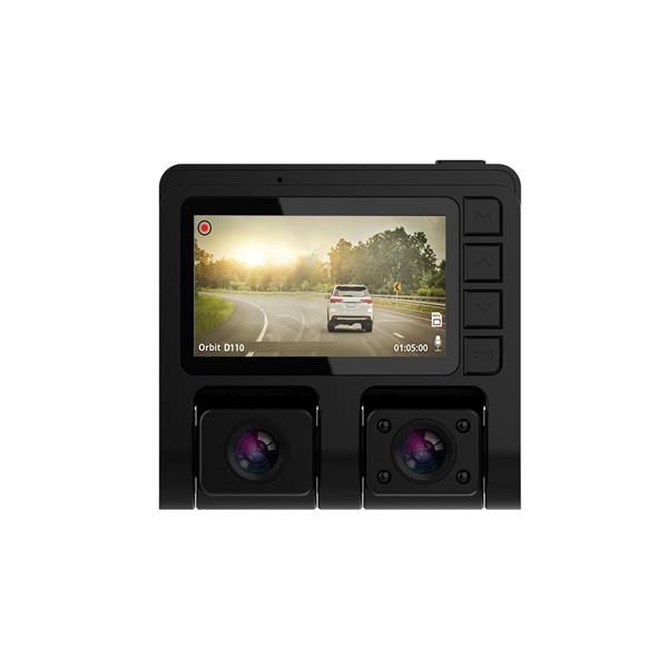 GekoGear Orbit D110 Dash Cam | 2-Channel Dual View Dashcam (1080p Full