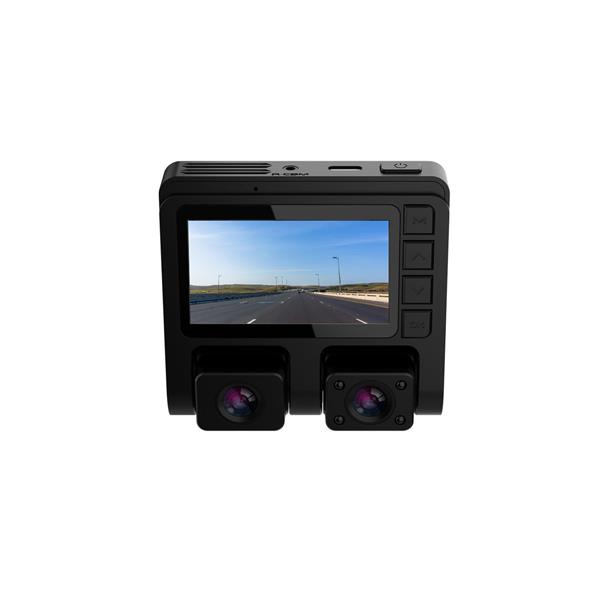 GekoGear Orbit D110 Dash Cam | 2-Channel Dual View Dashcam (1080p Full